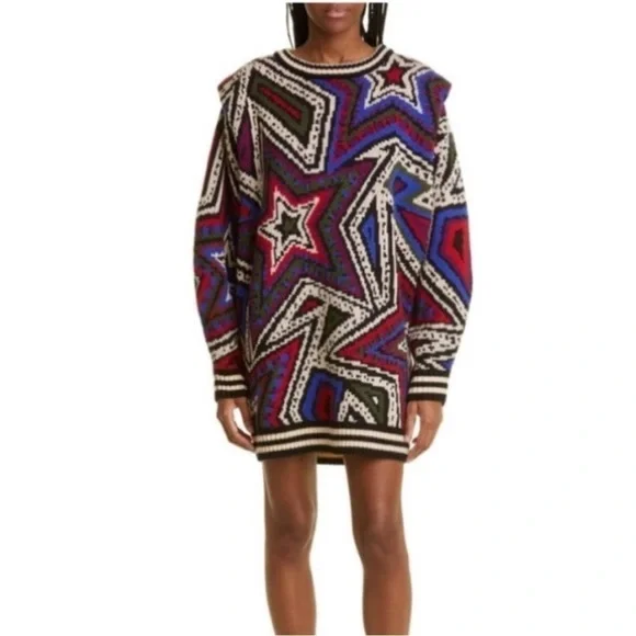 NWT Farm Rio Mystic Trip Sweater Dress - Picture 2 of 2